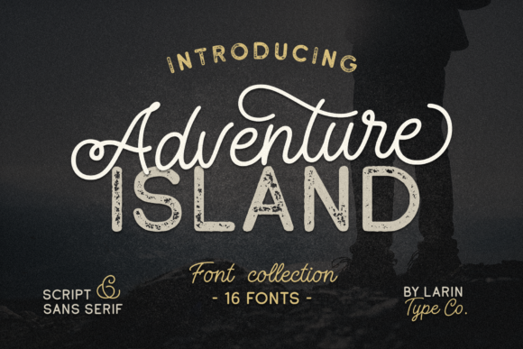 Adventure Island: A Dynamic Duo Font for Creative Design