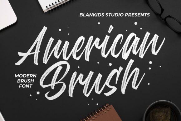 American Brush: A Stylish Script Font for Creative Projects