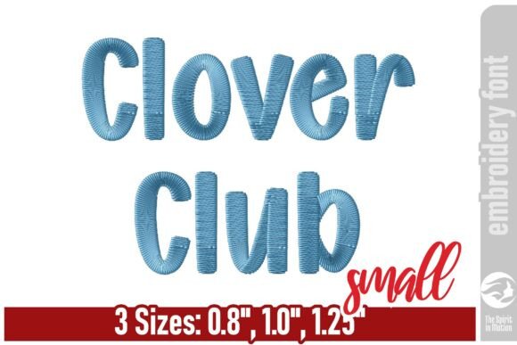 Clover Club: Playful Embroidery Font for Modern Projects