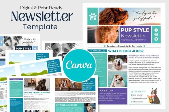 Design a Paw-some Newsletter with This Canva Template