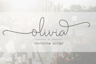 Discover the Elegance of the Olivia Script Typeface