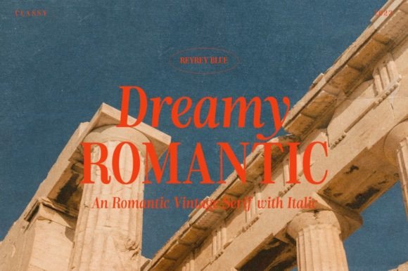 Dreamy Romantic: A Typeface for Nostalgic Elegance