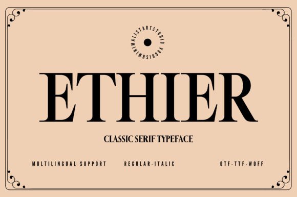 Ethier: The Elegant Serif for Modern Design