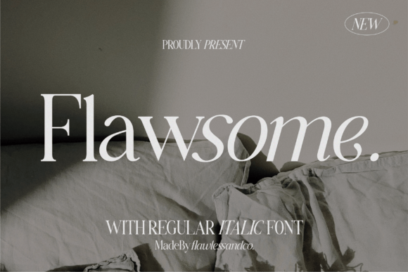Flawsome: Where Classic Serif Meets Handcrafted Charm