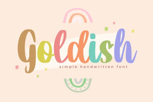 Goldish: A Playful Script Font for Creative Projects