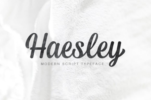 Haesley: A Stylish Script for Elegant Designs
