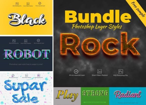Instant Creative Styles for Photoshop Projects