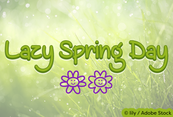 Lazy Spring Day Font: A Playful Handwritten Typeface