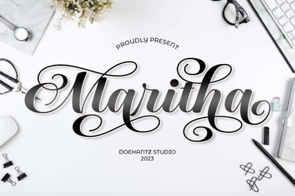 Maritha: A Bold & Stylish Handwritten Font for Modern Design