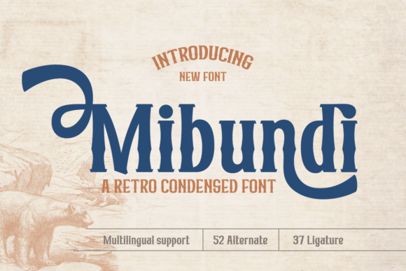 Mibundi: A Retro Font with Modern Flexibility