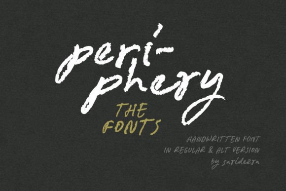 Periphery: The Authentic Hand-Drawn Typeface for Creative Projects