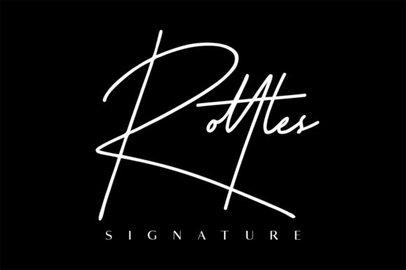 Rottles Signature: A Versatile Duo Font for Modern Design