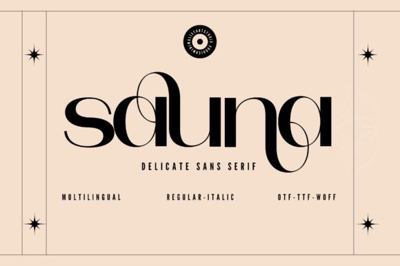 Sauna: A Typeface of Elegant Simplicity