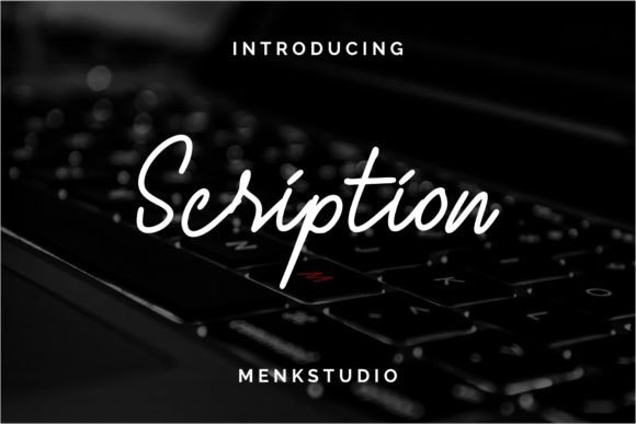 Scription: The Flowing Handwritten Font for Elegant Designs