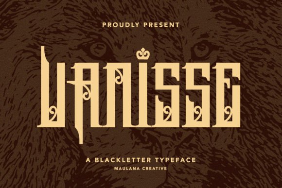 Vanisse: A Bold Blackletter Font for Powerful Designs